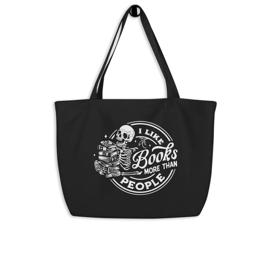 I Like Books More Than People Bag product image (8)