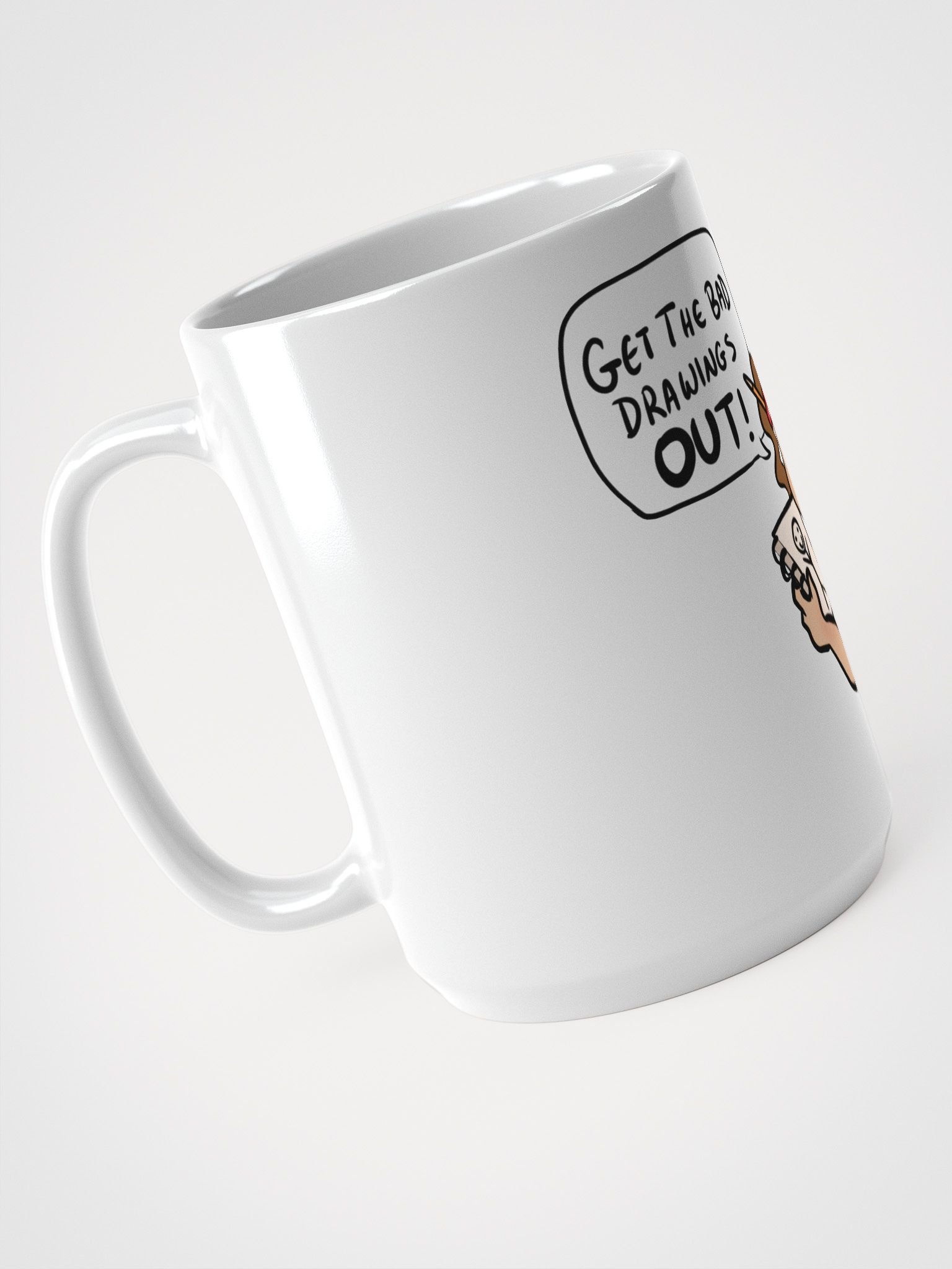 Art Gym Mug "Get the Bad Drawings Out" product image (4)