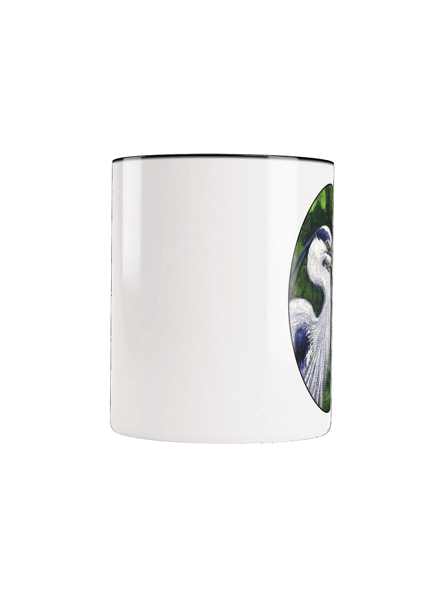 Elegant Great Blue Heron Ceramic Mug product image (25)