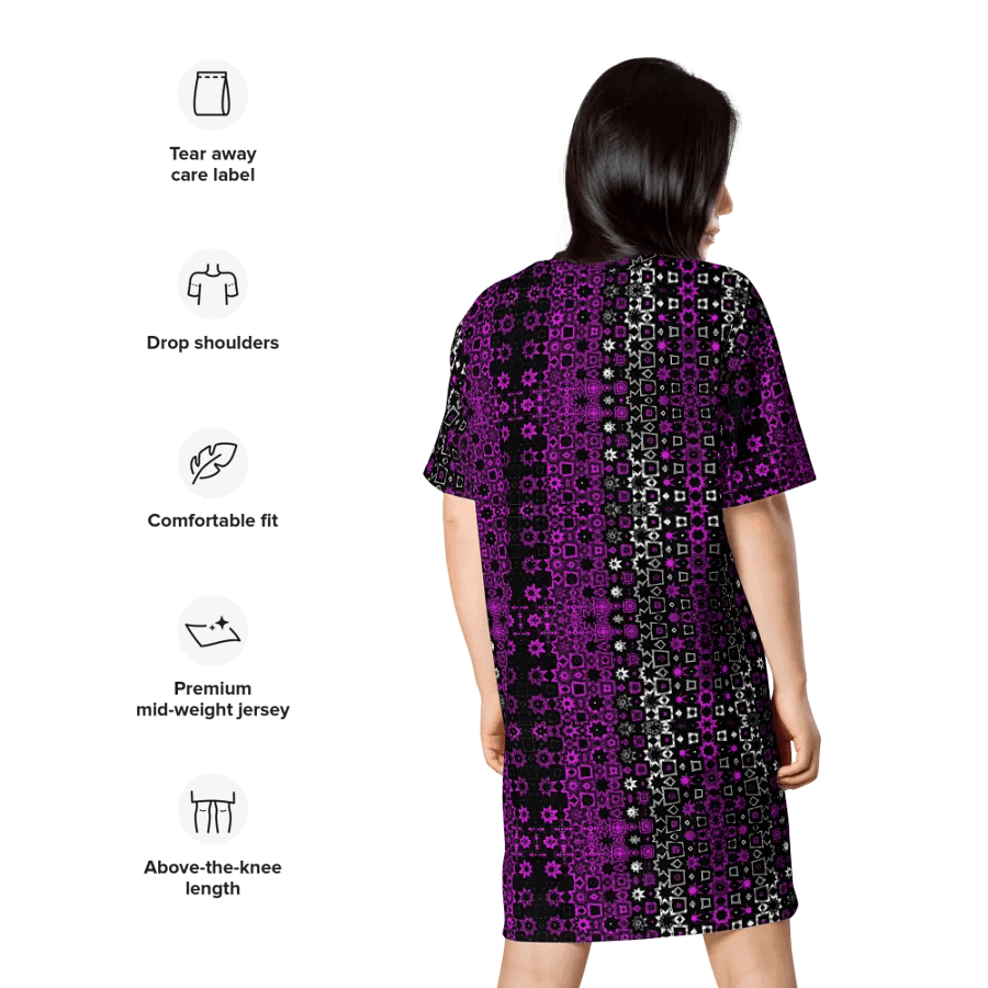 That Star Pattern Ladies T Shirt Dress product image (10)