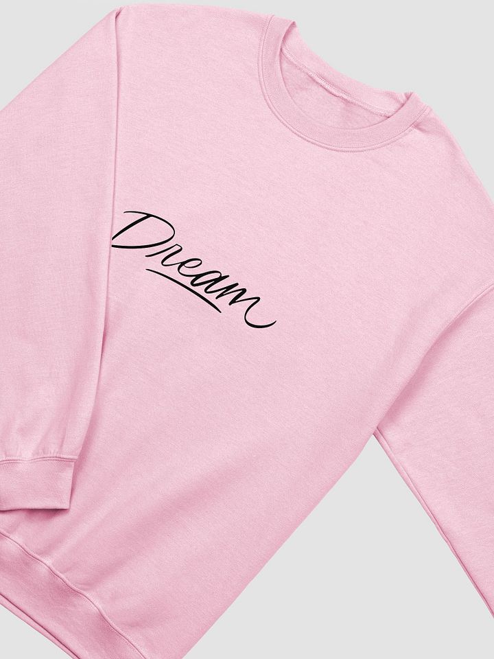Plus Size Women's Dream Obsidian Printed Classic CrewneckLong Sleeve Pullover product image (2)