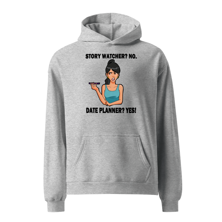 Story Watcher vs. Date Planner - premium, oversized hoodie product image (2)