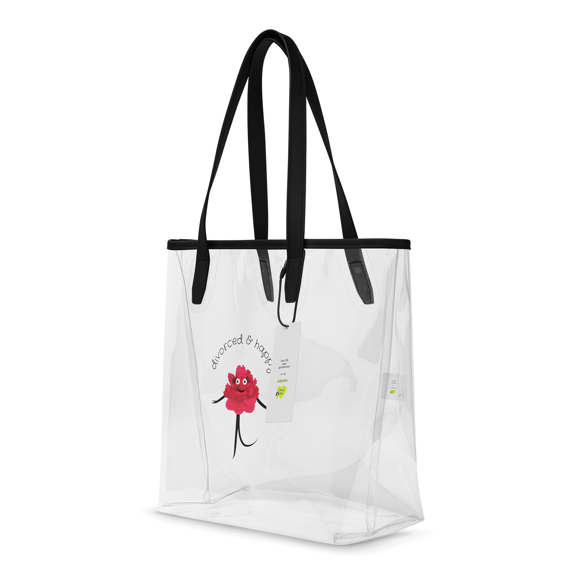 Rosy Eyes Clear Tote Bag product image (4)