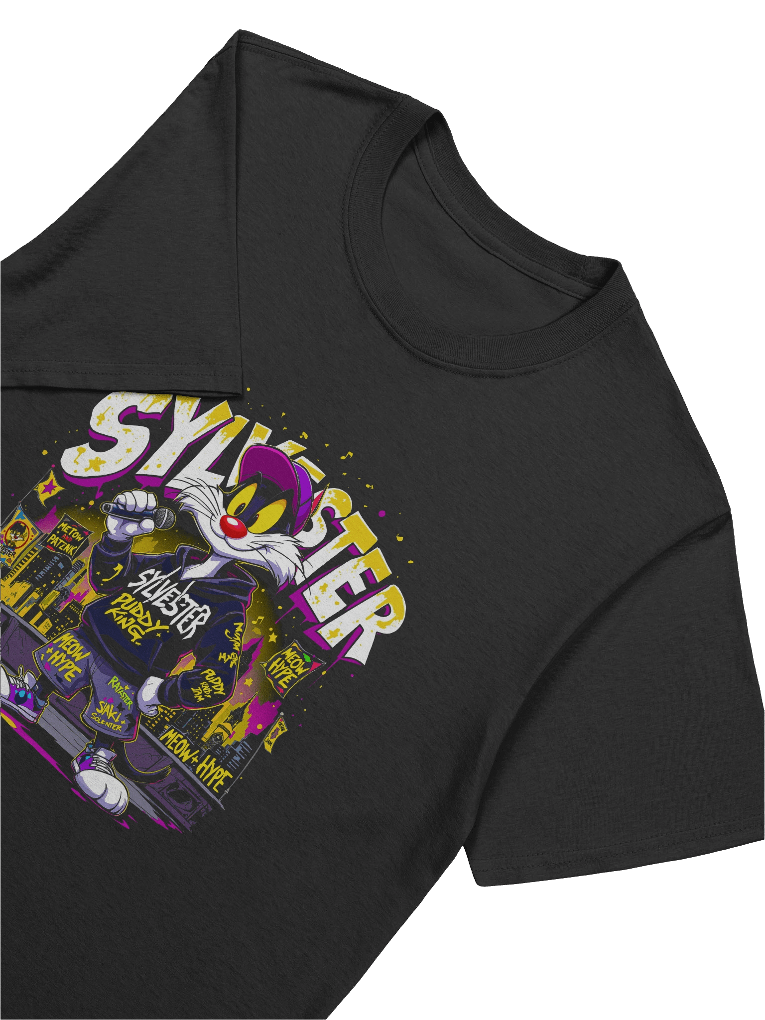 Sylvester Graffiti Hoodie Tee product image (7)