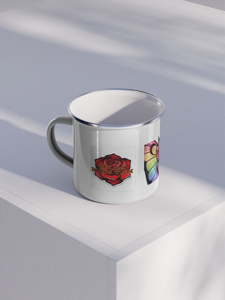 ZELLA ROSE ENAMEL MUG product image (1)