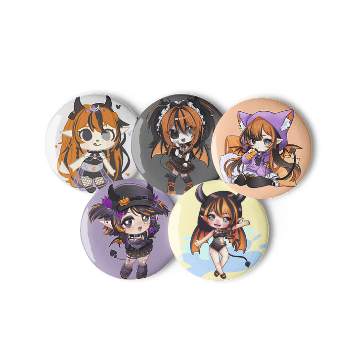 2nd Anniversary ALL OUTFITS - Button set product image (3)