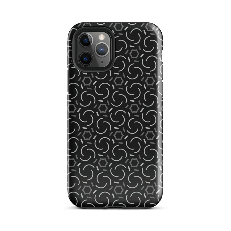 Smoke & Shadow Geometric Pattern Tough iPhone Case product image (2)