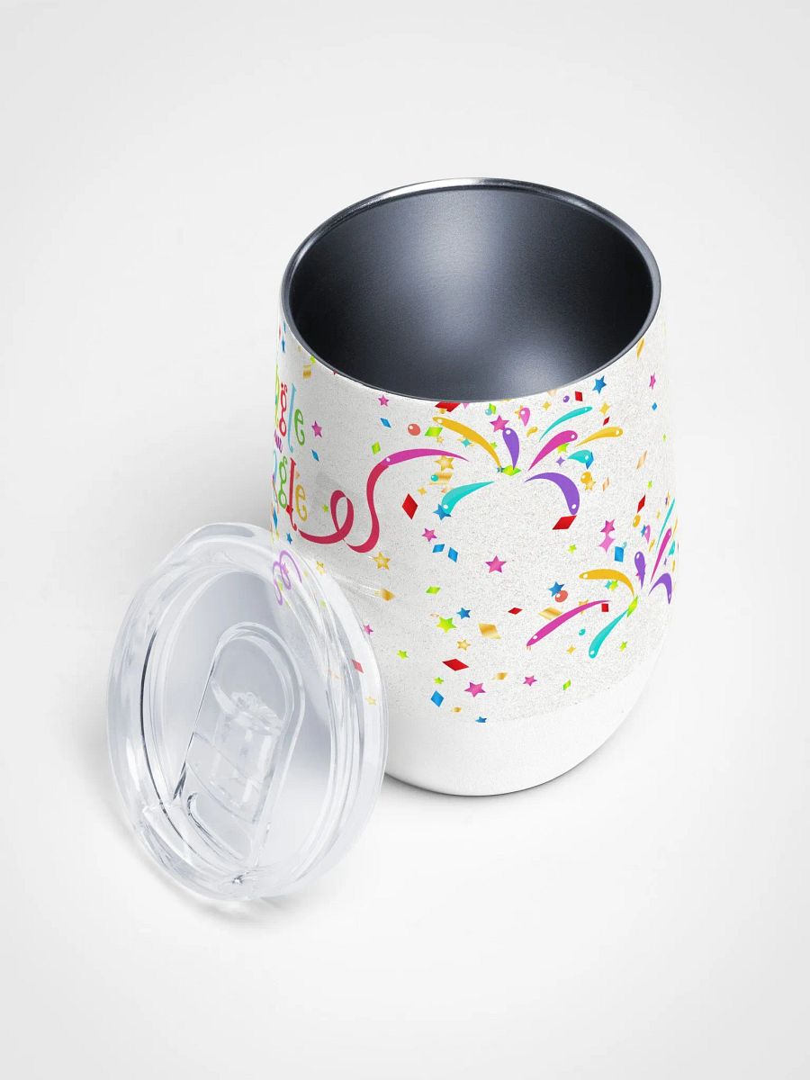 Jingle & Mingle Wine Tumbler gift for fun friends colleagues product image (3)
