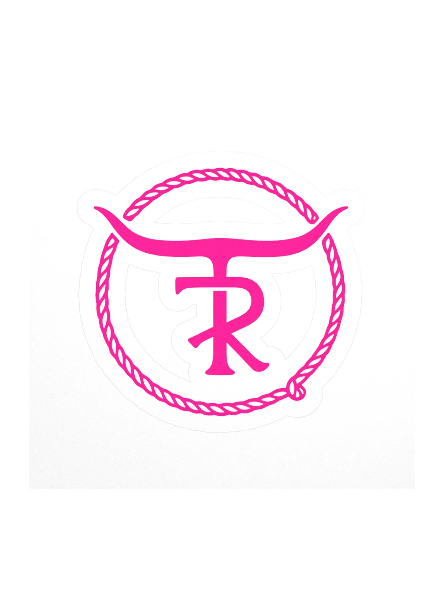 Pink TR Logo Kiss Cut Stickers product image (2)