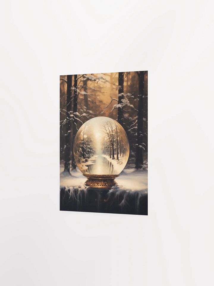 Enchanted Winter Snow Globe Poster product image (2)