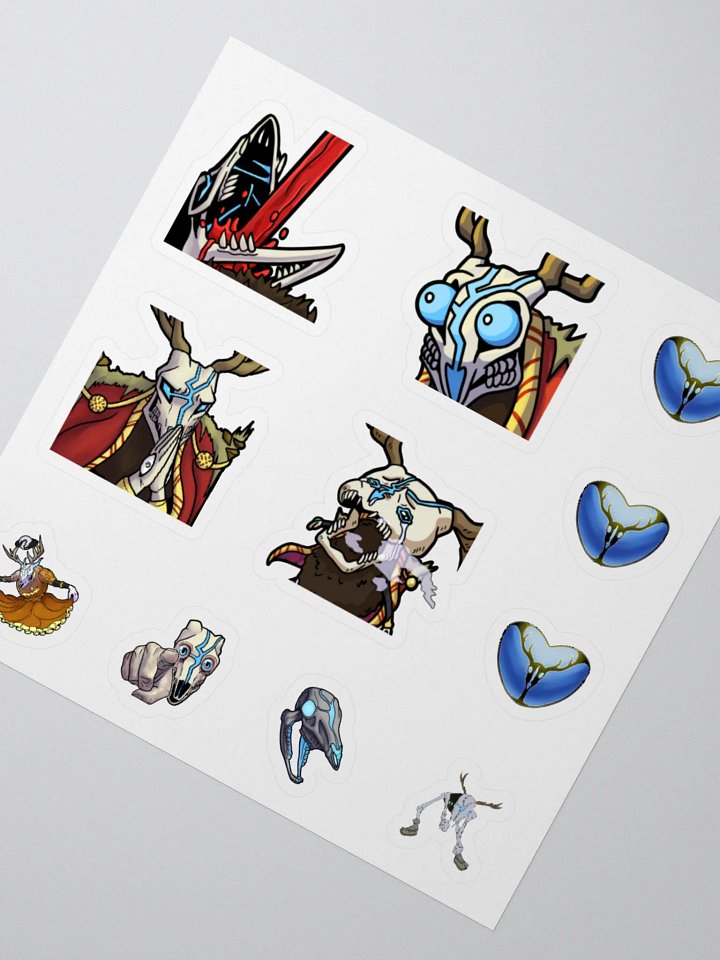 Channel Emotes Pack 1 Kiss Cut Stickers product image (2)