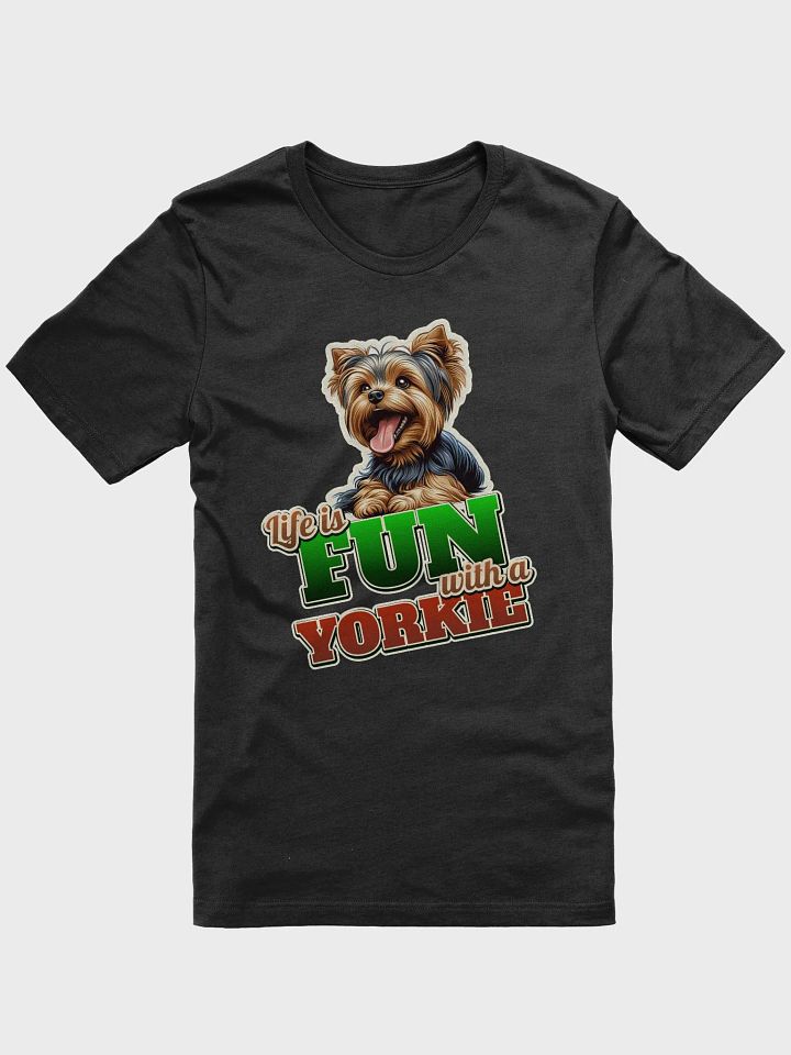 Fun with Yorkie Illustrated T-shirt product image (10)