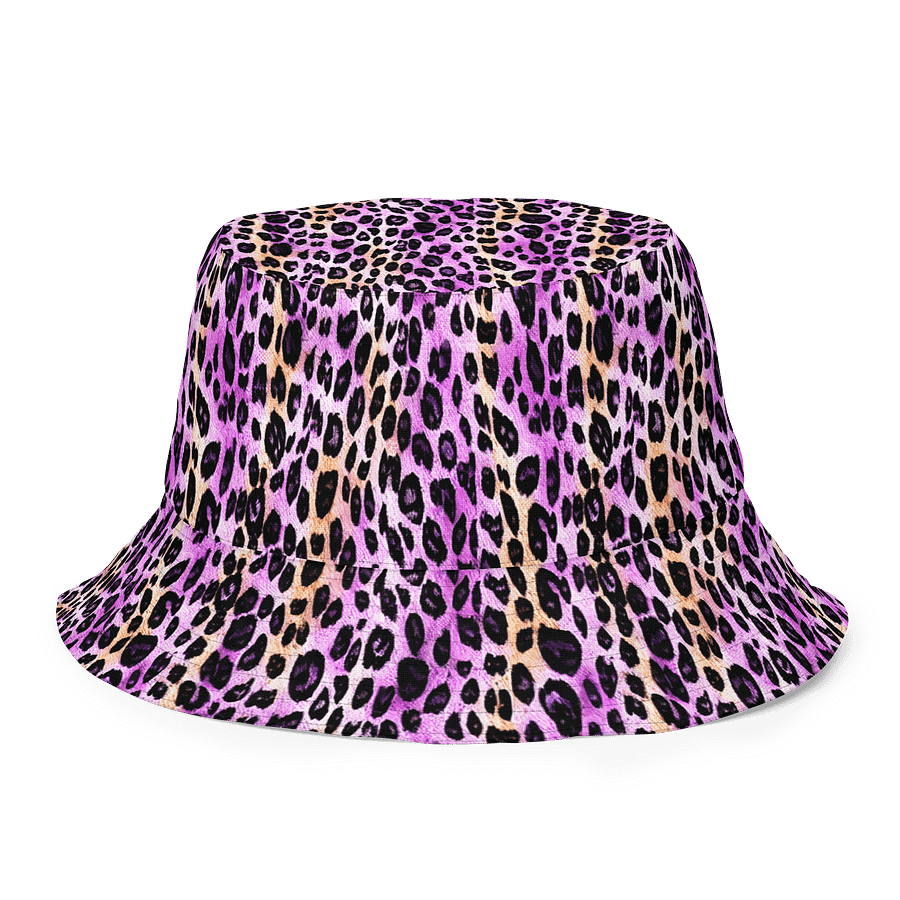 Purple Beige Leopard Hat product image (2)