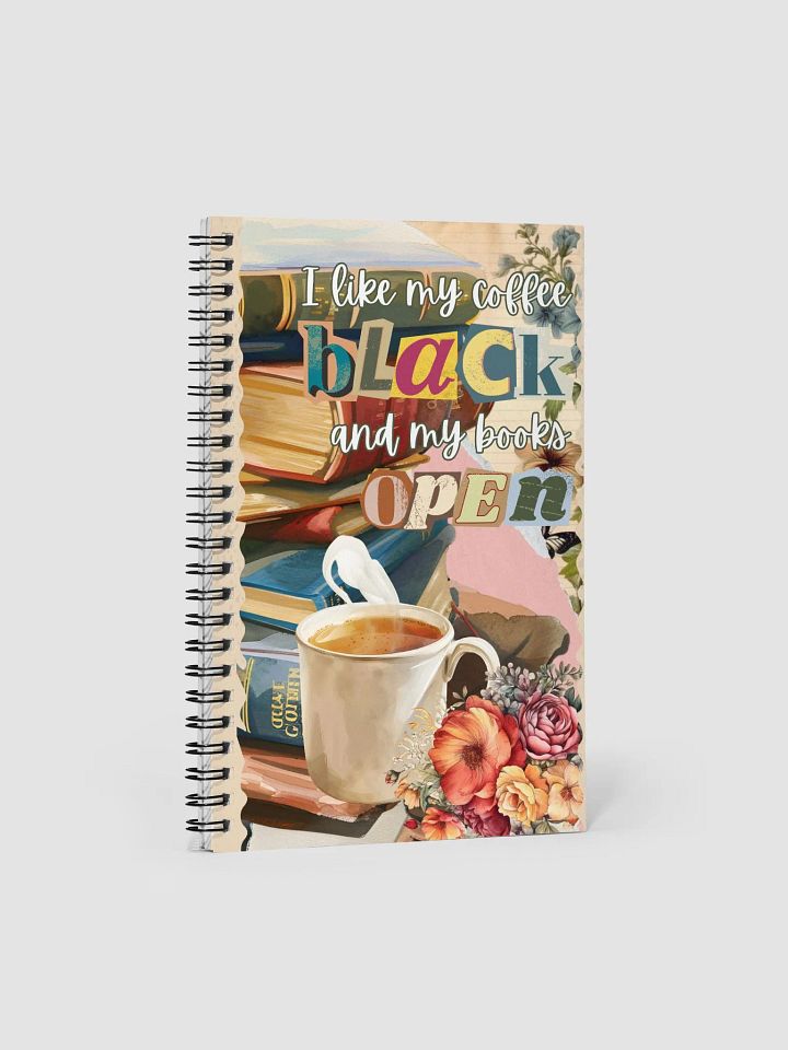 Retro scrapbooking reading journal for books and coffee lovers product image (2)