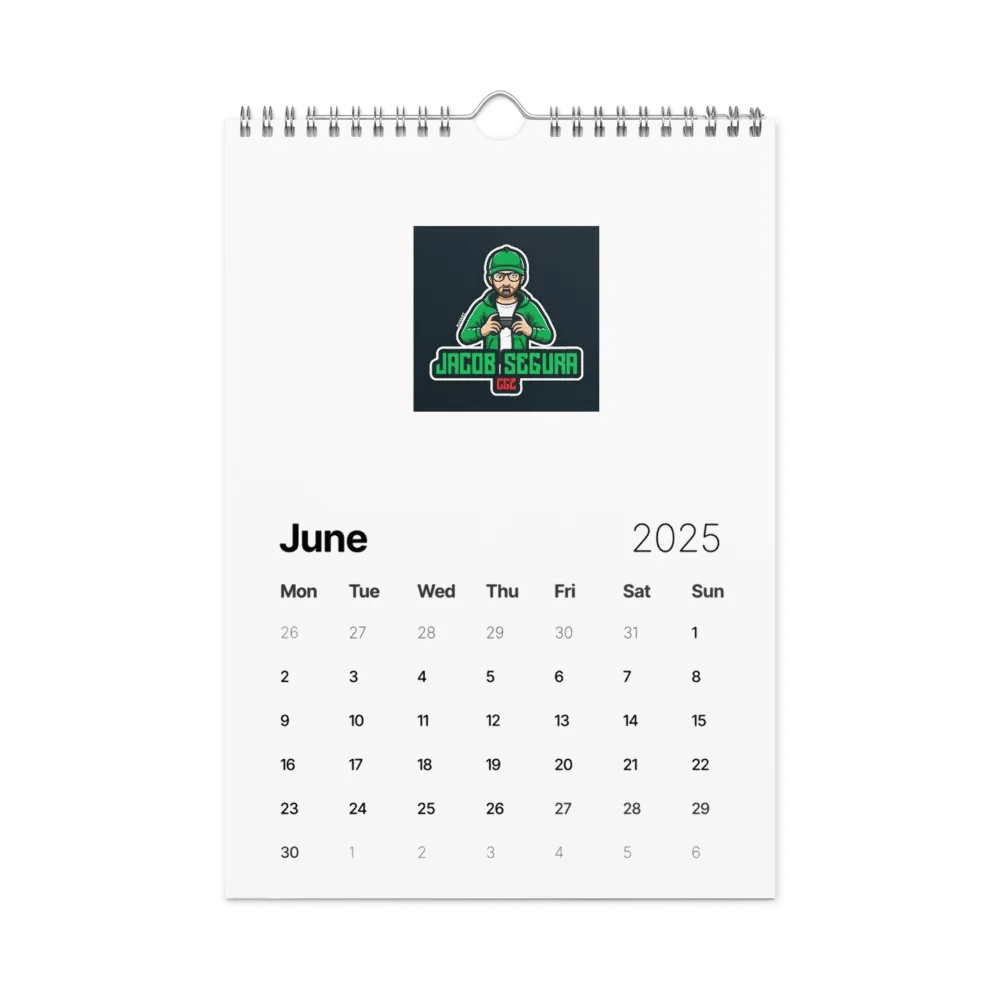 Jacob segura CGZ 2025 Calendar product image (8)
