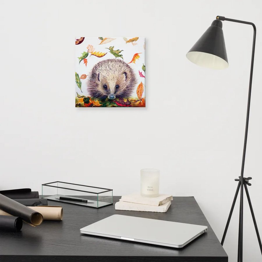 Cute Autumn Hedgehog Print product image (15)