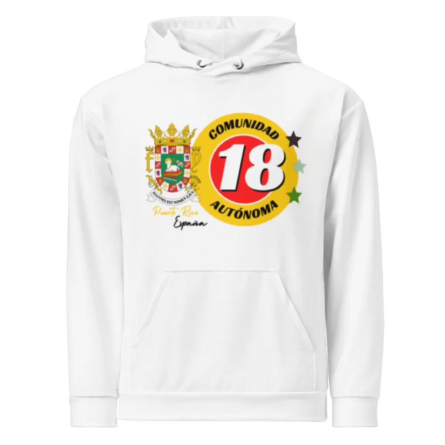 Sudadera Blanca Unisex - PRCA18 product image (1)