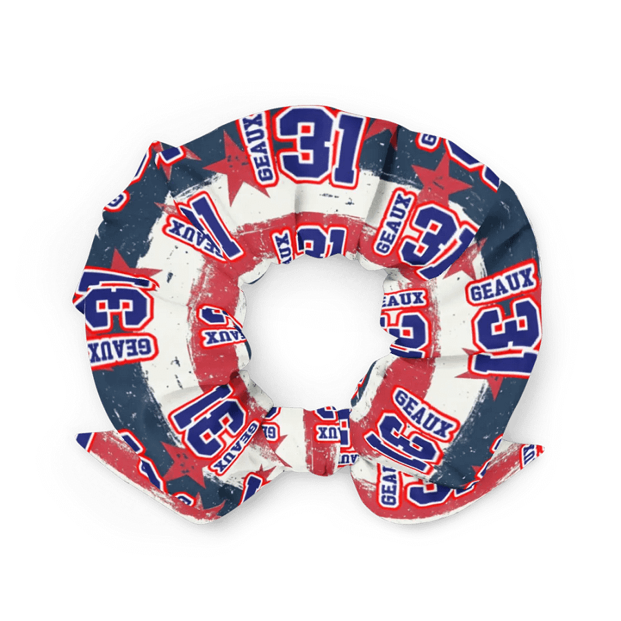 Geaux 31 Vintage Stars & Stripes Custom Hair Tie product image (3)