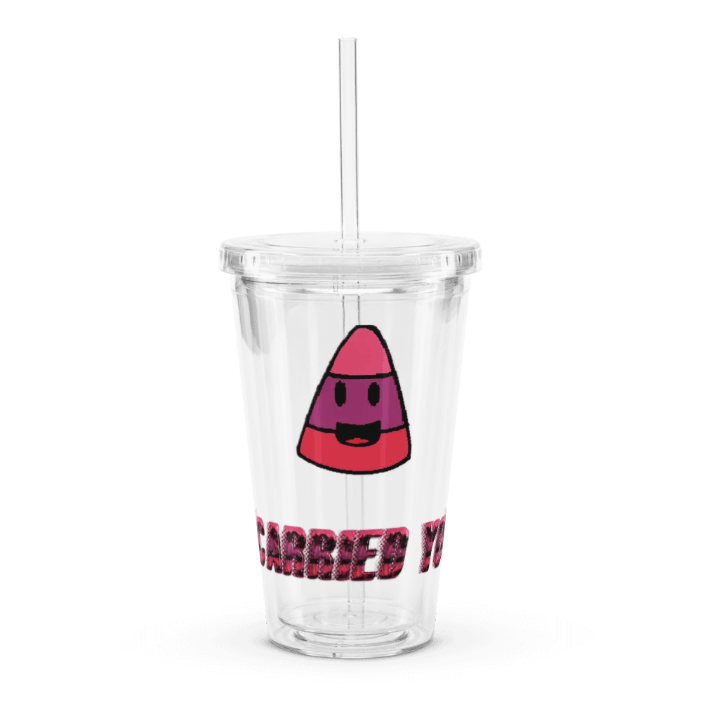 I CARRIED YOU - Plastic Tumbler product image (1)