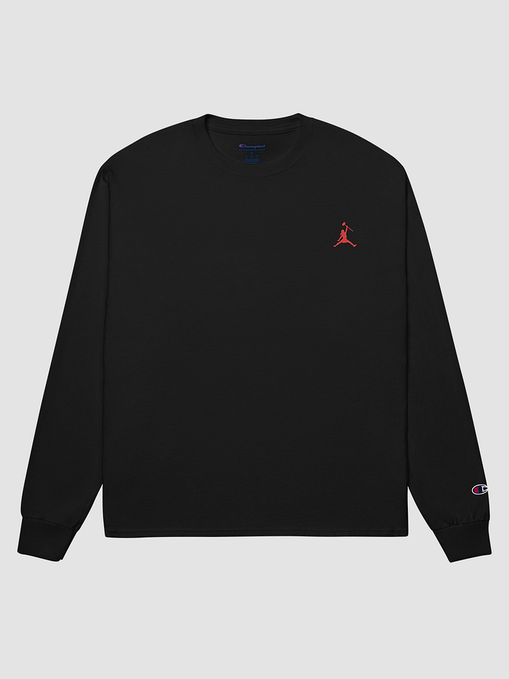Jumpy Krag Men's Champion Long Sleeve Shirt (Embroidered) product image (1)