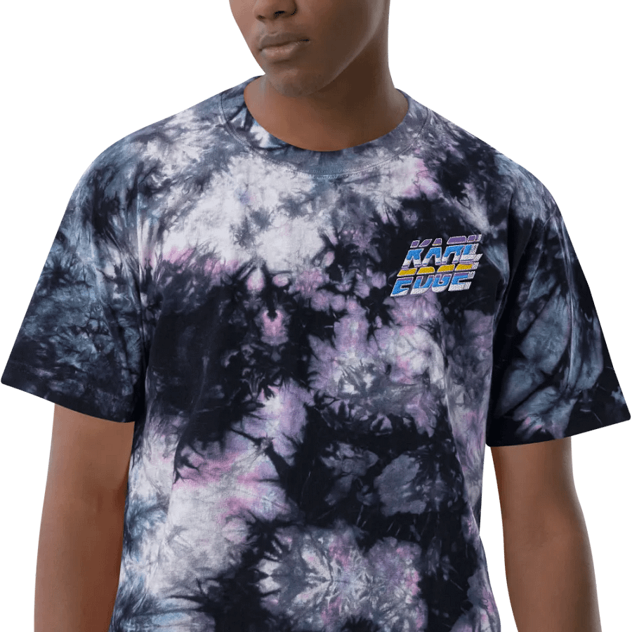 KARL TIE DYE EMBROIDERED TEE product image (10)