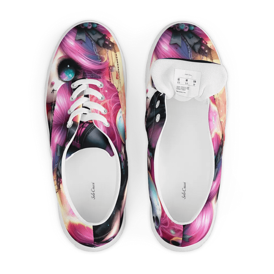 Creepy Doll Lace-Up Shoes product image (7)