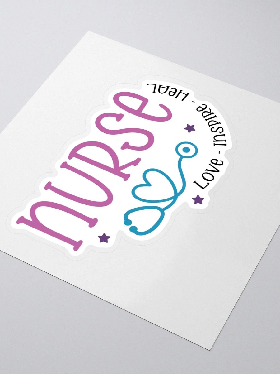 Nurse: Love • Inspire • Heal Sticker product image (7)