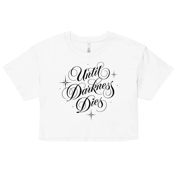 Until Darkness Dies (simple design) Women's Premium Crop Top product image (110)