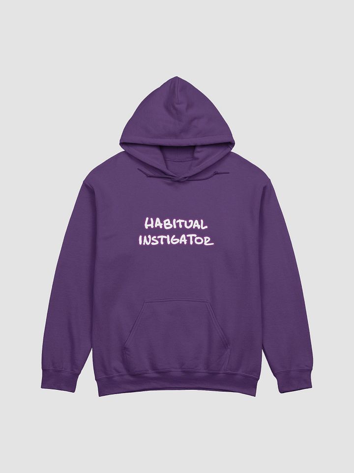 HABITUAL INSTIGATOR (lined design, #763D7D) classic hoodie product image (50)