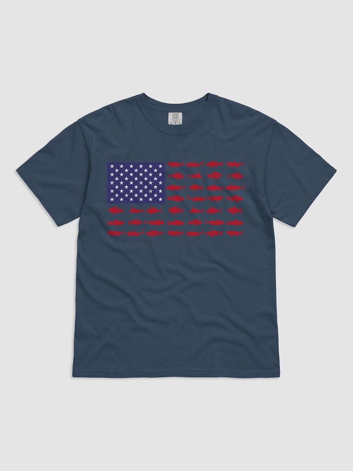 Stars and Stripes Fishy Flag T-Shirt product image (8)