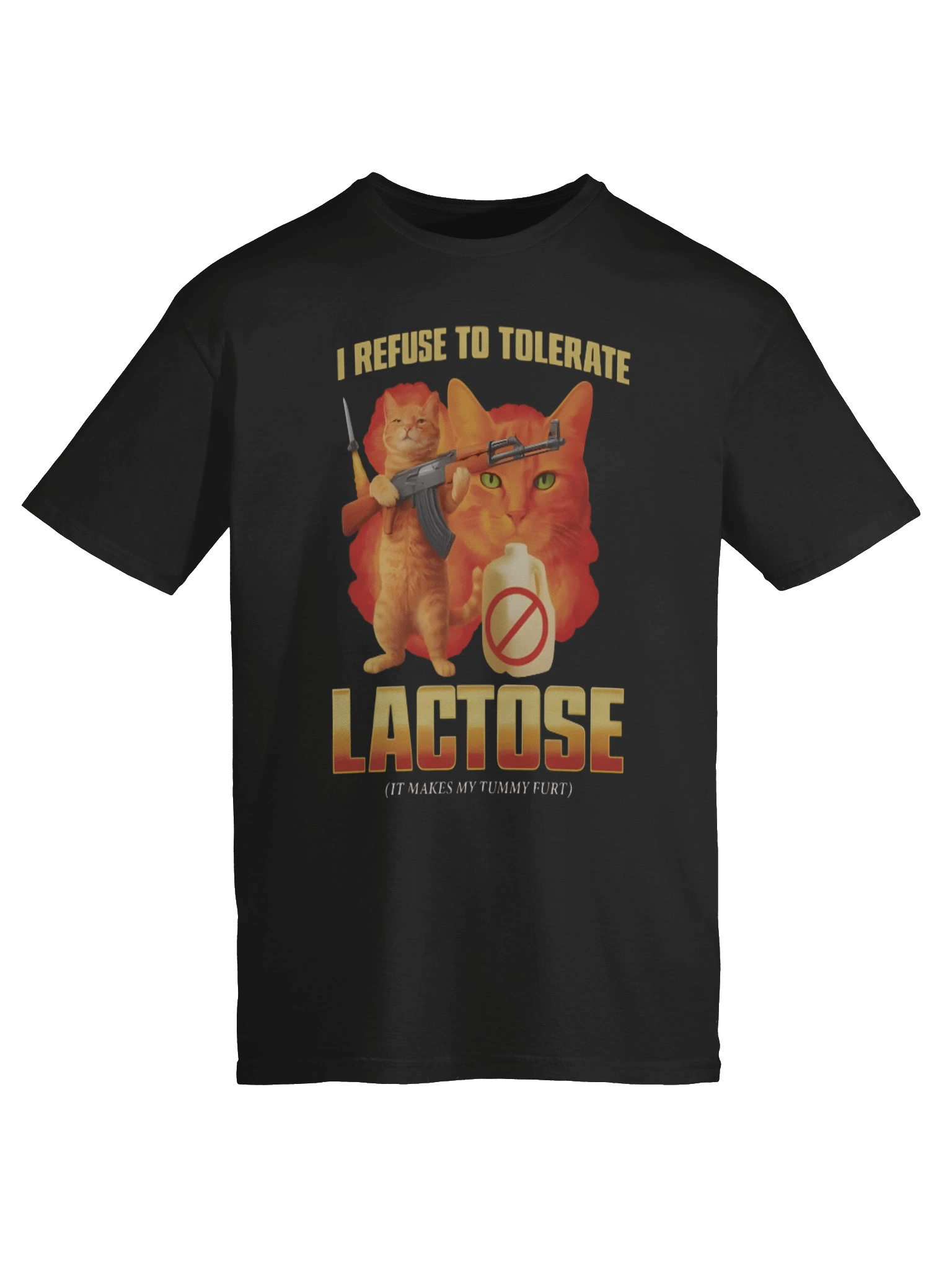 I Refuse To Tolerate Lactose It Makes My Tummy Hurt Shirt product image (6)