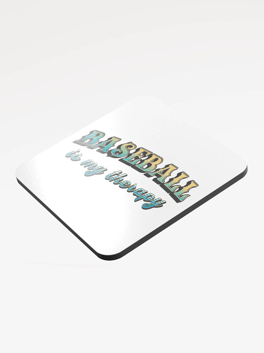 Baseball Is My Therapy Bliss Coaster product image (4)