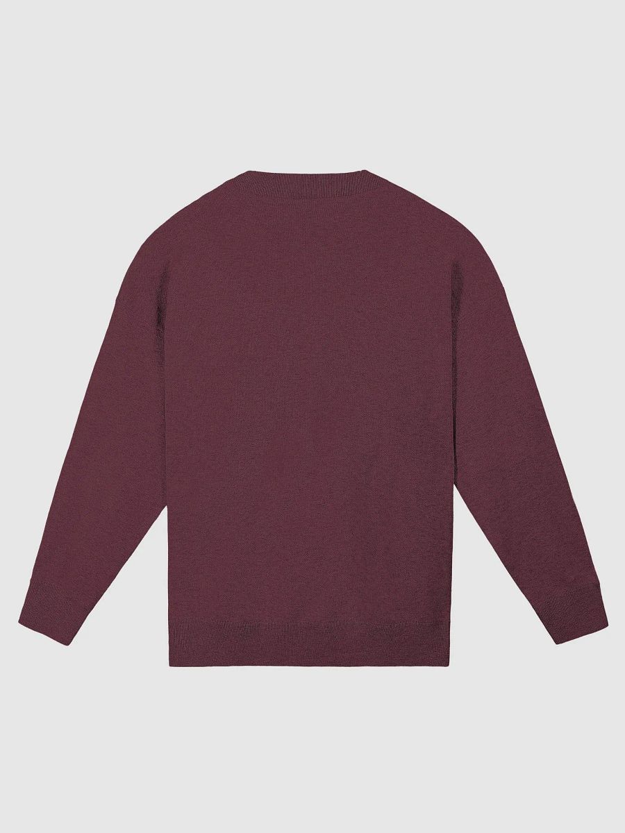 magic mind (lg. design, maroon and red) knitwear relaxed crewneck product image (8)