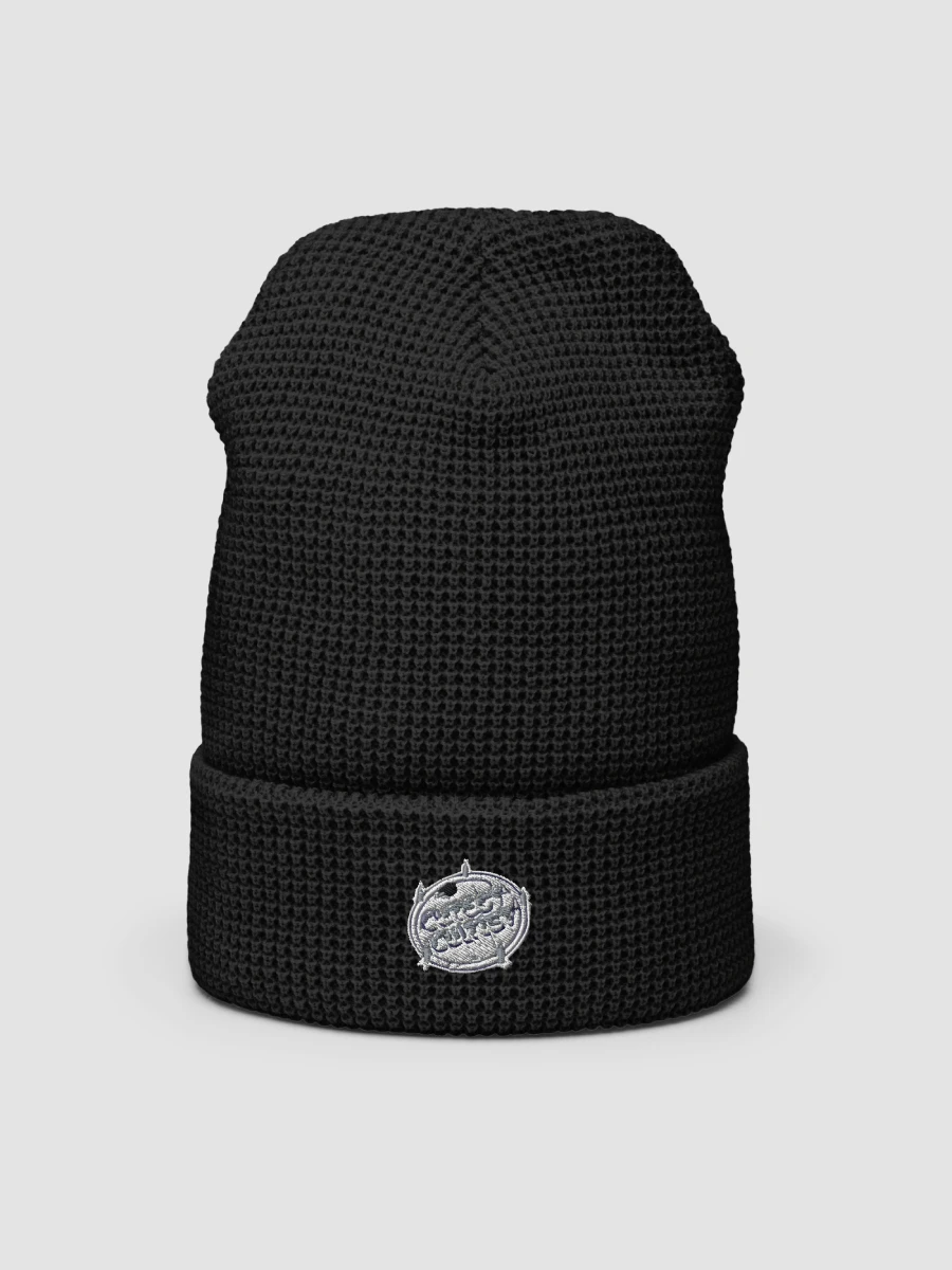 White Summon Embroidery Beanie product image (2)