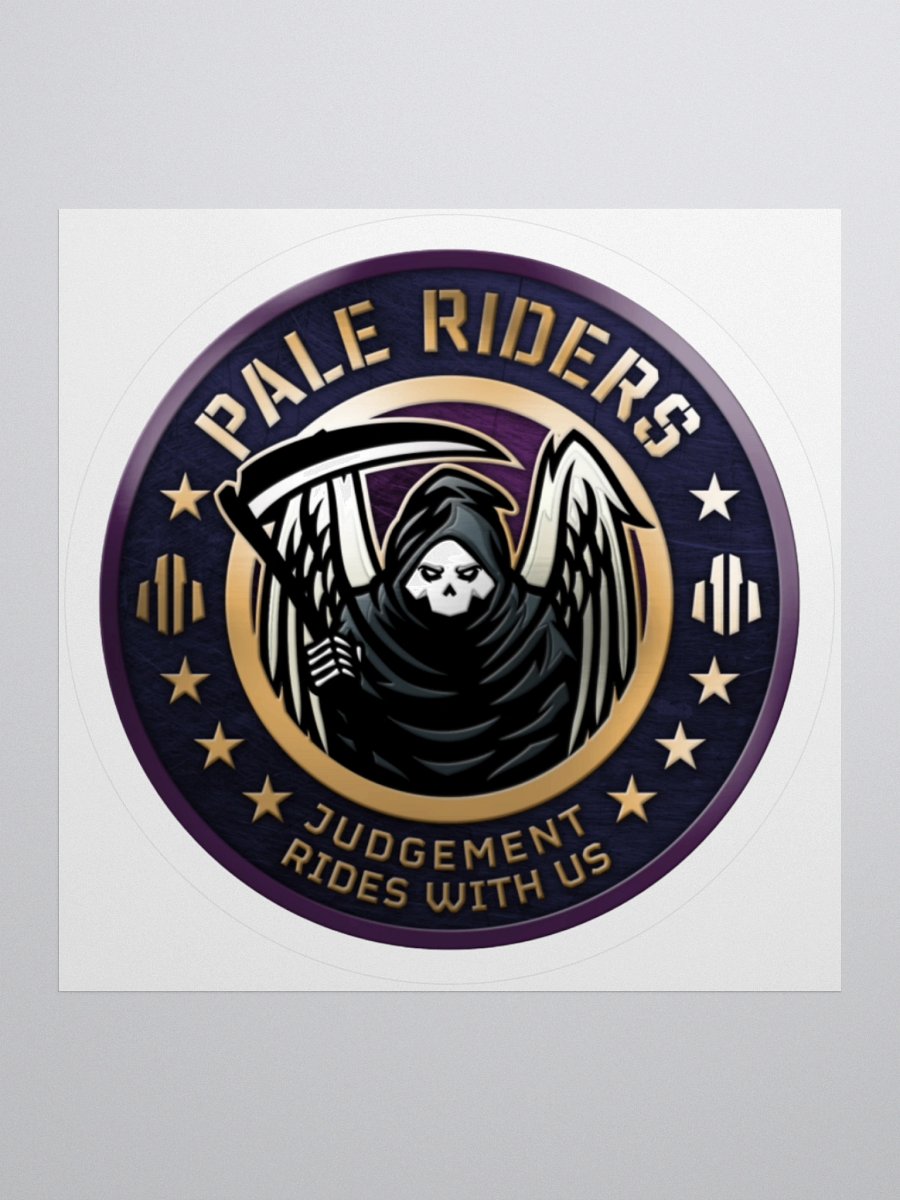 Pale Riders Metallic Sticker product image (1)
