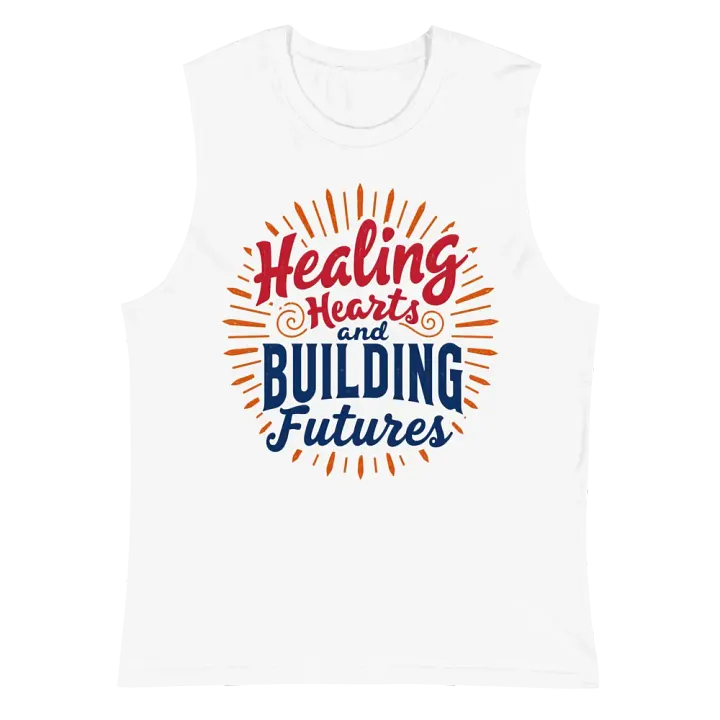 Healing Hearts and Building Futures Muscle Tank product image (6)