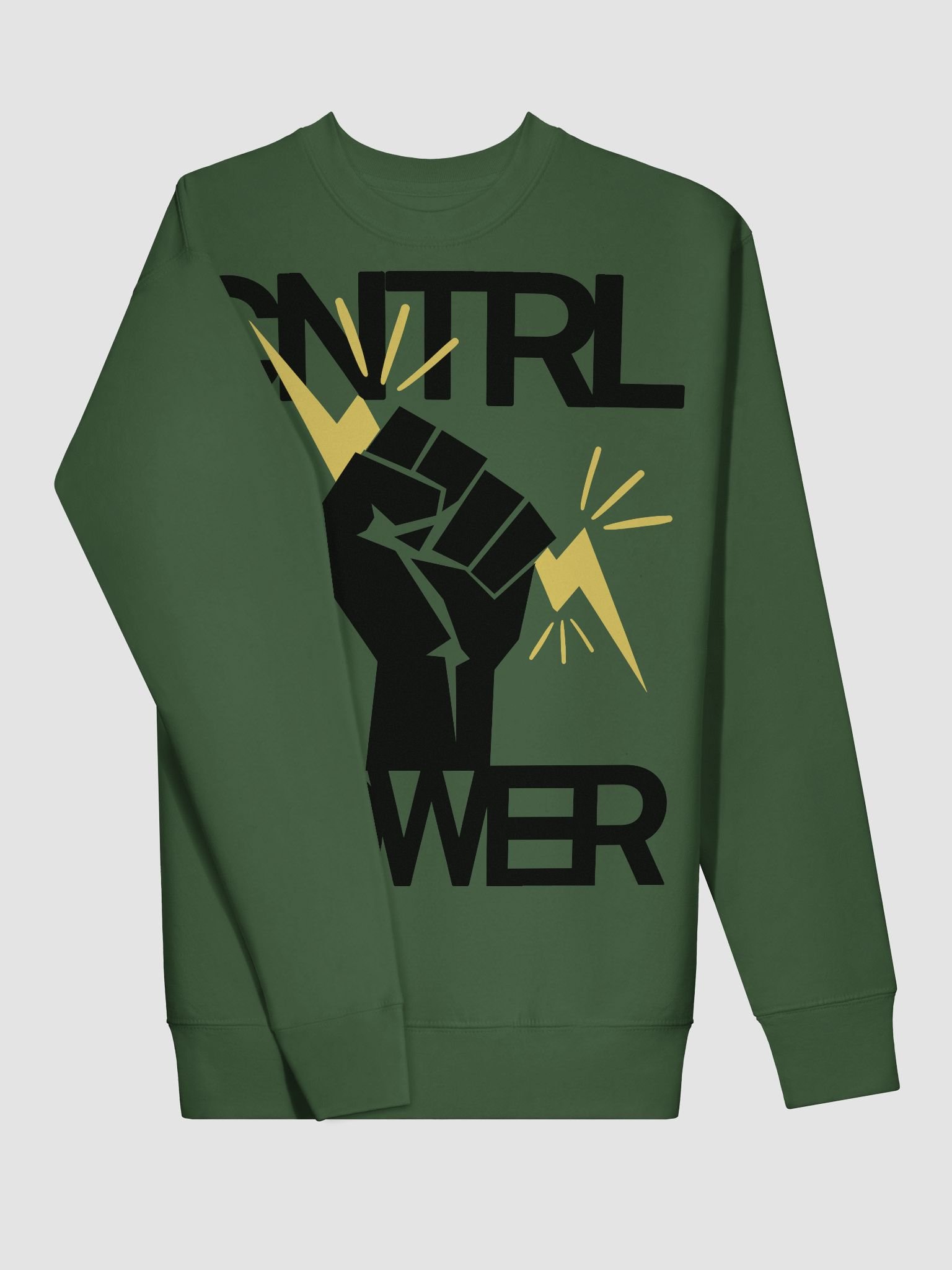 CNTRL (BLK) POWER Crewneck product image (10)