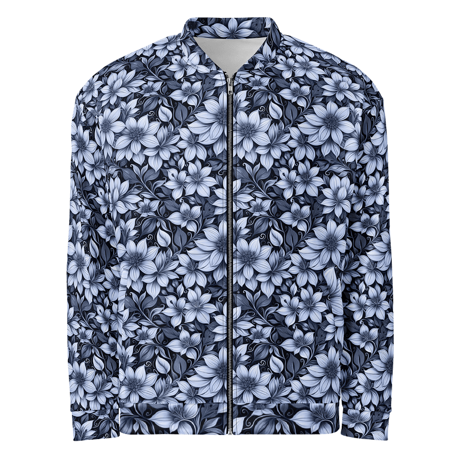Indigo Flowers Bomber Jacket product image (1)