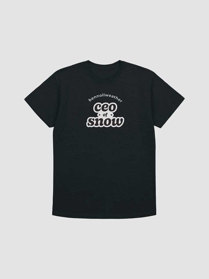 CEO of snow t-shirt (white logo) product image (4)