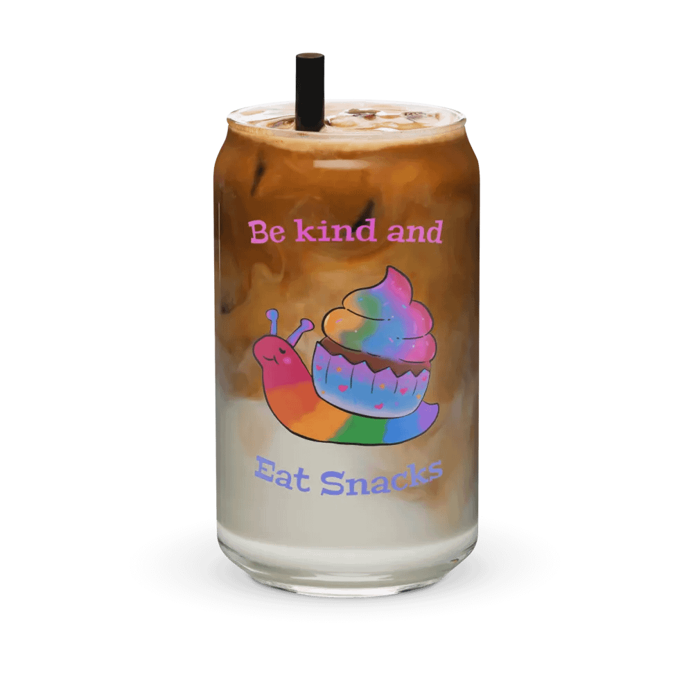 Rainbow Cupcake Snail Glass Tumblr product image (36)