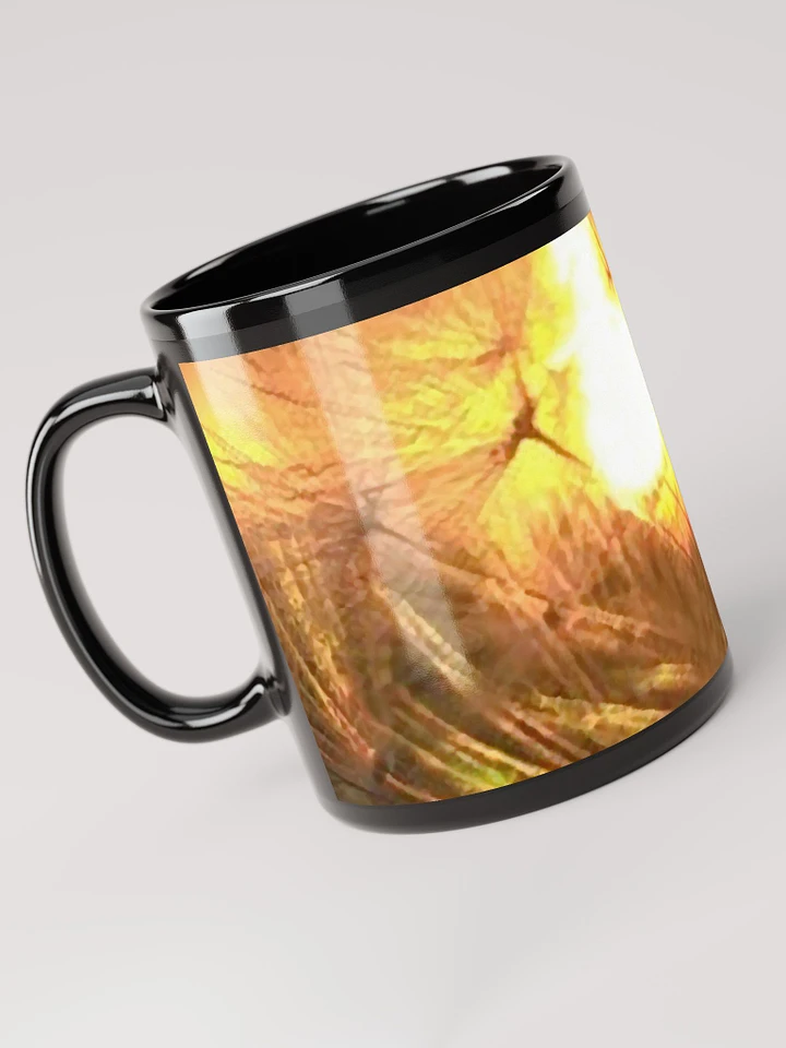 Dandelion Sunrise Black Coffee Mug product image (1)