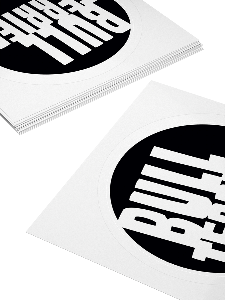 Bull Terrier In Circle Sticker product image (4)