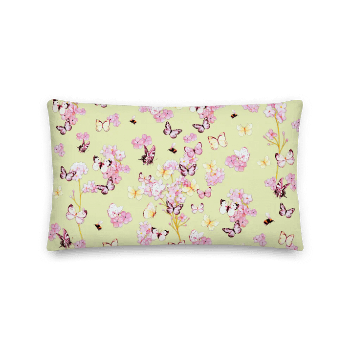 Cottage Sunday Floral Whimsy All-Over Print Pillow product image (2)
