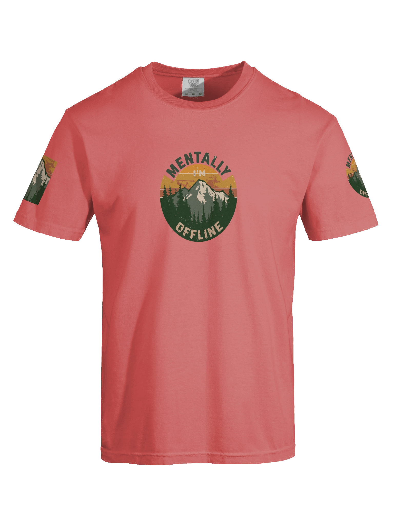Mentally I'm Offline Mountain Tee product image (88)