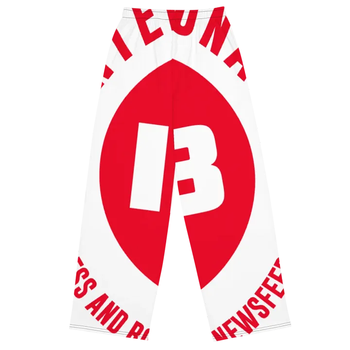 IFBNewsfeed.Org's All-Over Print Unisex Wide-Leg Pants product image (2)