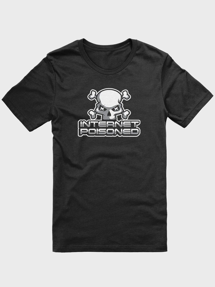 Internet Poisoned Y2K T-Shirt – Funny Goth Skull Meme Tee product image (1)