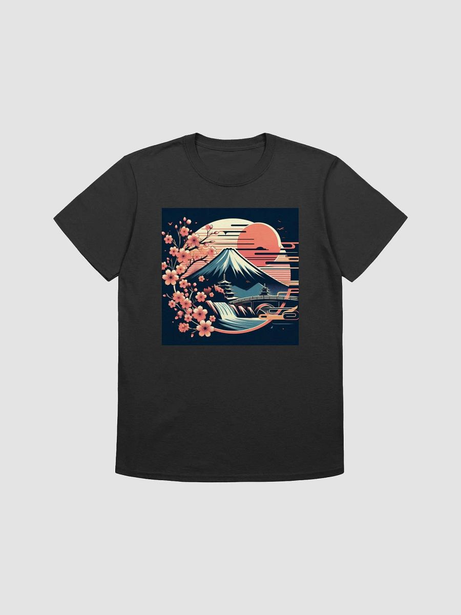 Fuji Wave Cherry Blossom T-Shirt product image (4)