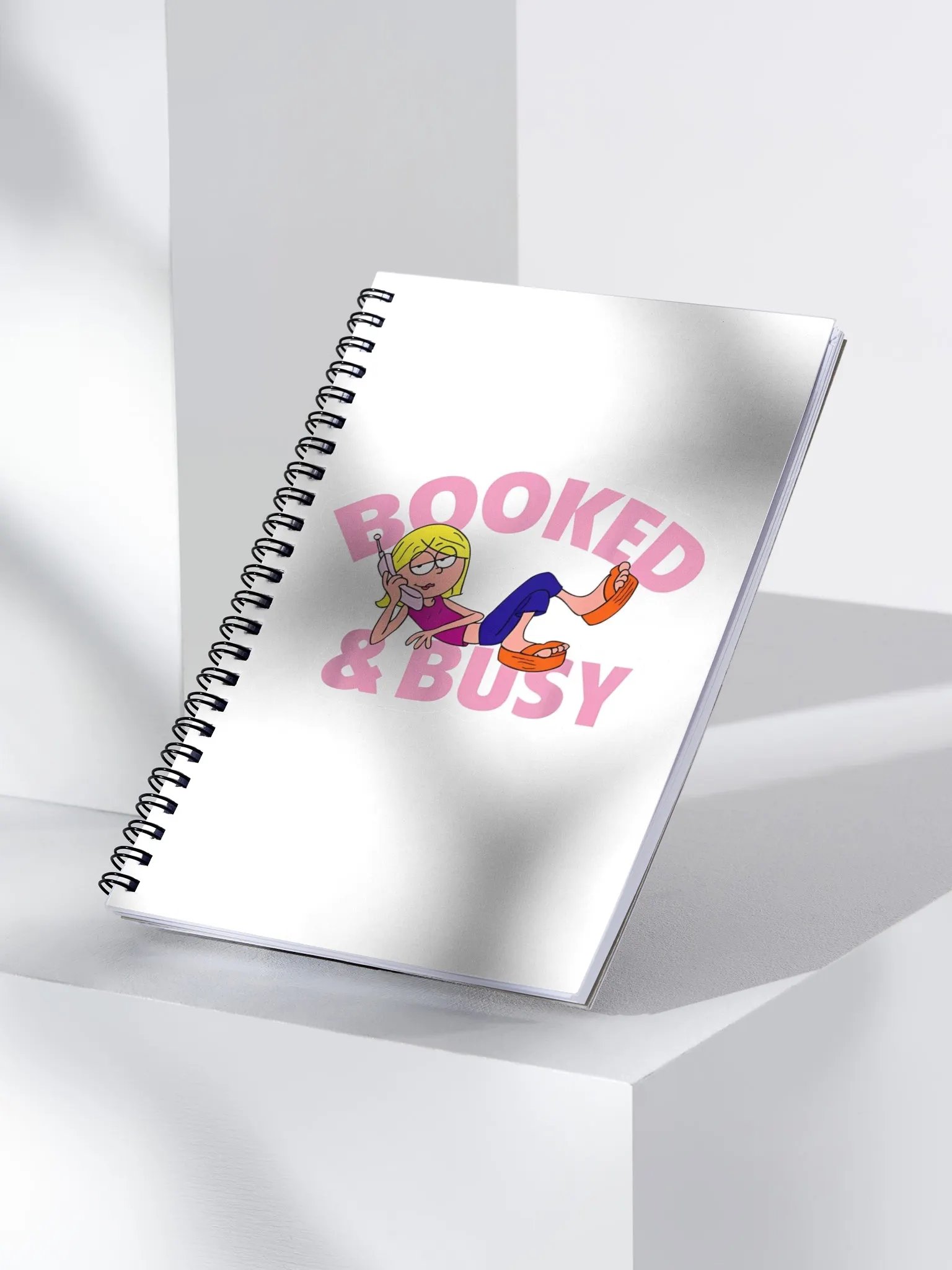 Booked & Busy Spiral Notebook product image (3)