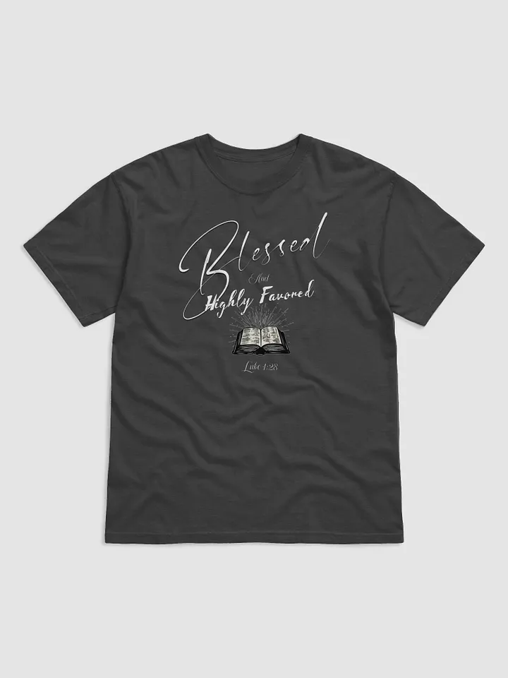 Blessed & Highly Favored Script Tee product image (1)