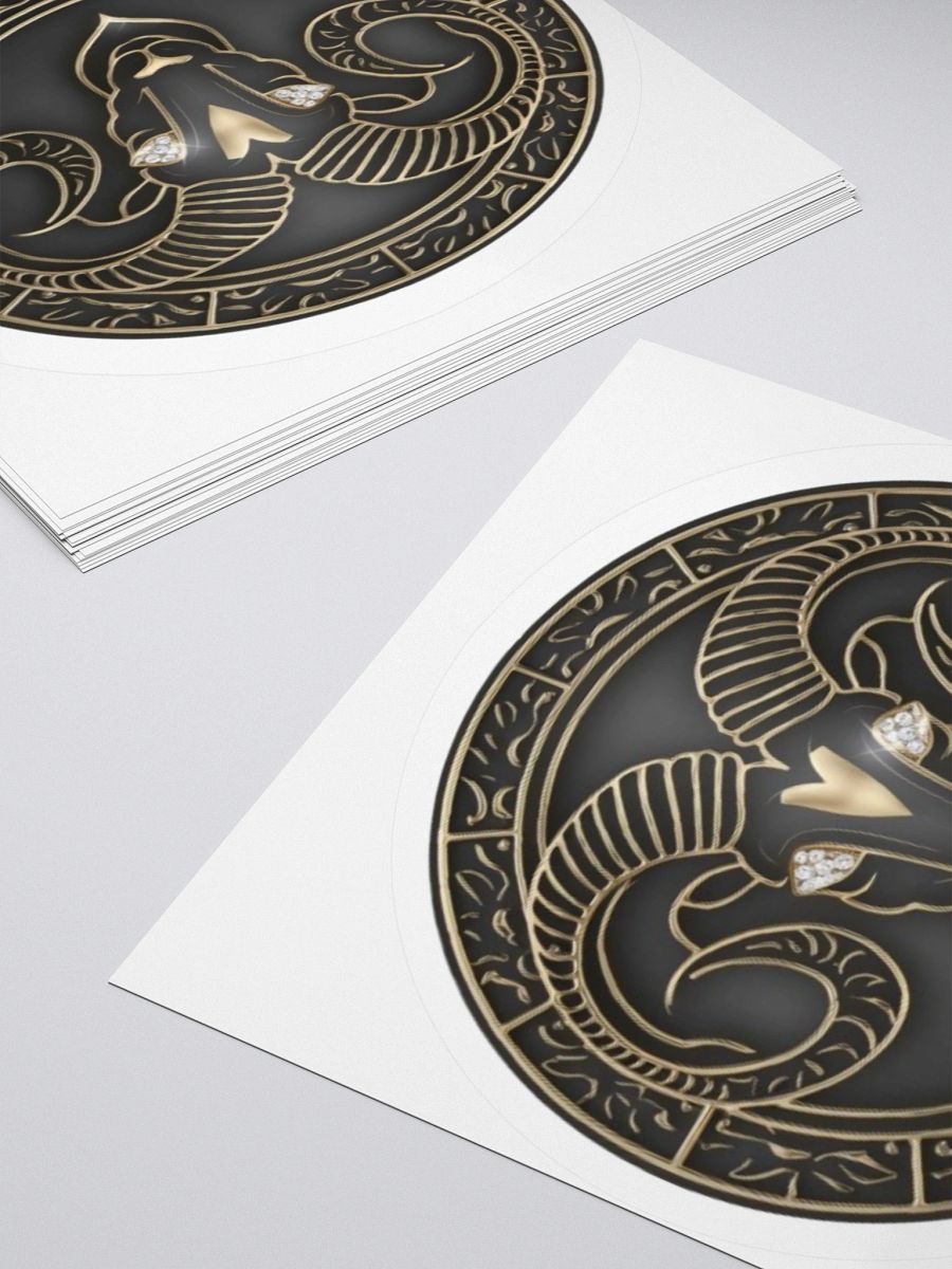 Aries Zodiac Medallion Sticker product image (12)
